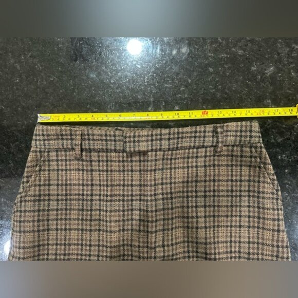 Plaid Mini Skirt Sz L preppy academia - Picture 5 of 5